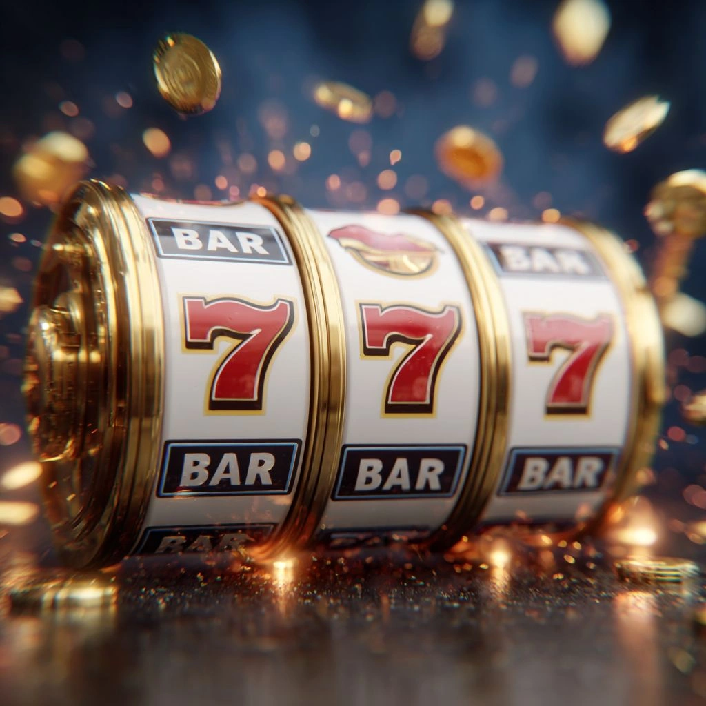 Slot machine win at 5Z777 online casino.